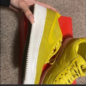 Nike yellow lab air forces